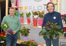 Nogmaals Louis van Dijk, maar hier samen met Theo Eeden Petersman van EP Flora.